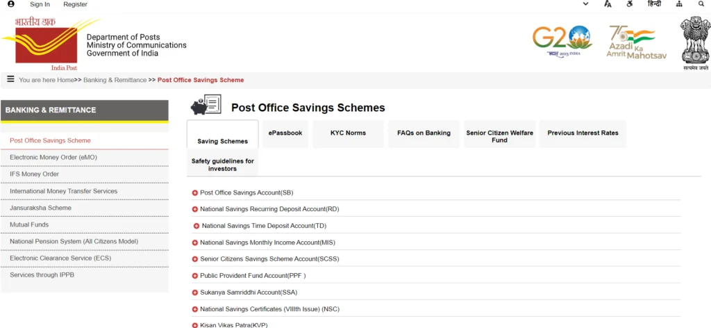 Post Office Scheme